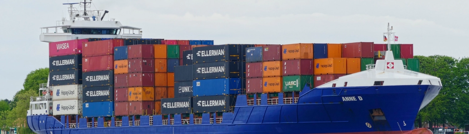 Container vessel Anne D in the Port of Gdynia